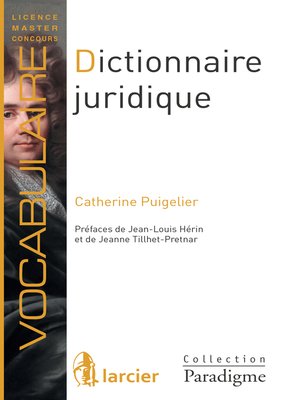 cover image of Dictionnaire juridique